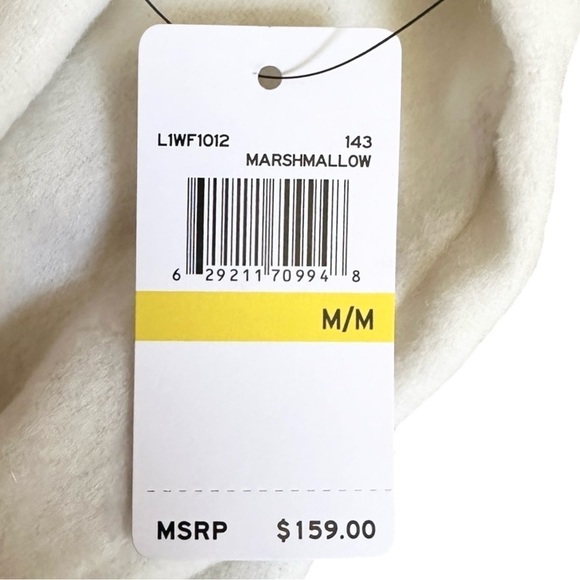 Laundry by Shelli Segal Ivory Belted Shacket Coat M NWT $159 Marshmallow Trench - Picture 7 of 9